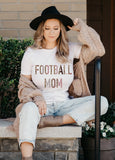 FOOTBALL MOM Boho T-Shirt