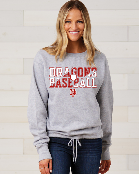 Dragons Baseball 2023 *Glitter* Ladies Drawstring Pullover