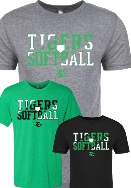 TC Tigers Softball 2023 Unisex Triblend T-Shirt (3 Colors)