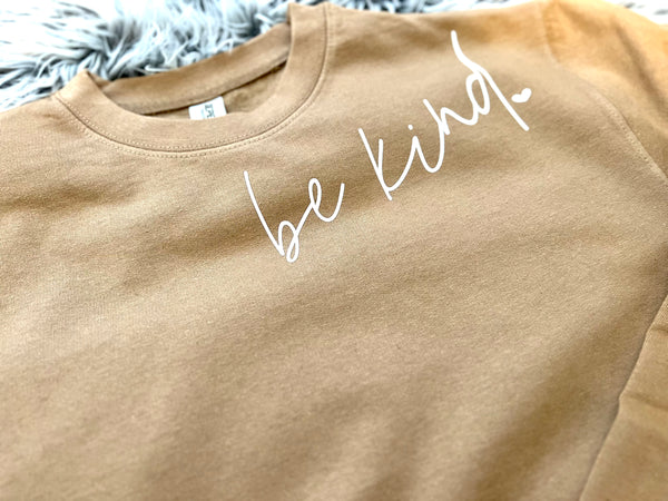 Be Kind 🖤 Crewneck Sweatshirt (Preorder)