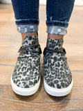 Survivor Charcoal Leopard Sneaker - Very G