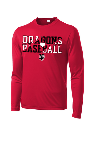Dragons Baseball 2023 Adult & Youth Long Sleeve Performance Shirt