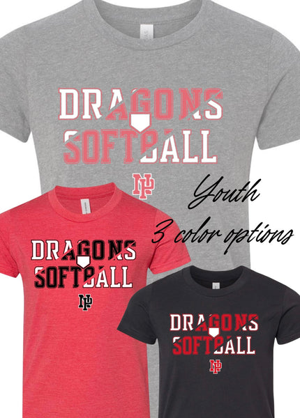 Dragons Softball 2023 Youth & Toddler Triblend T-Shirt