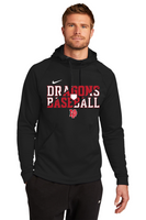 Dragons Baseball 2023 Nike Therma-FIT Pullover Fleece Hoodie