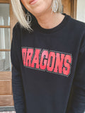 Dragons Rhinestone Fleece Tunic