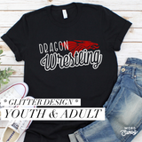 Dragon Wrestling * Glitter* T-Shirt