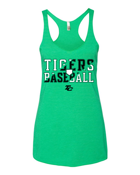 TC Tigers Baseball 2023 Triblend Women’s Flowy Racerback Tank