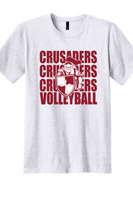 SMHS Volleyball Cotton Blend T-Shirt (WHITE HEATHER)
