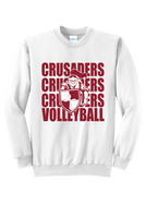 SMHS Volleyball Crewneck Sweatshirt (WHITE)