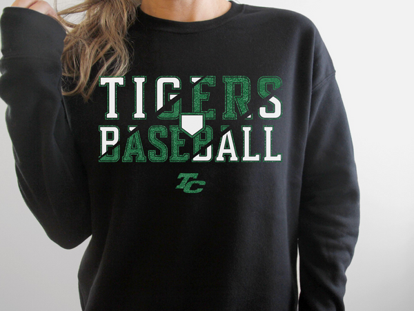 TC Tigers Baseball 2023 *Glitter* Crewneck Sweatshirt