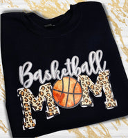 Basketball Mom (Leopard) Sweatshirt