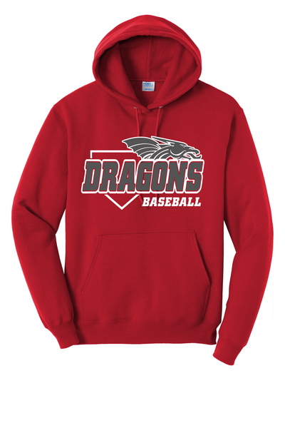 Dragons Baseball 2021 Core Fleece Pullover Hooded Sweatshirt