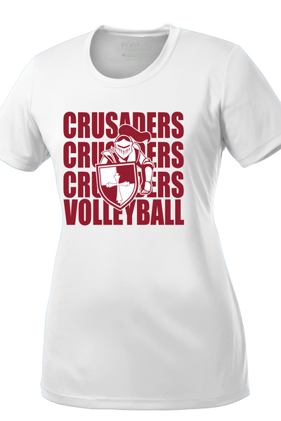 SMHS Volleyball Ladies Performance Tee (WHITE)