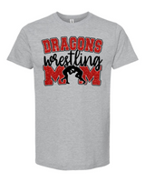 Dragons Wrestling Mom *Glitter* (Sweatshirt & T-Shirt Options)