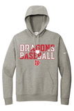 Dragons Baseball 2023 Nike Club Fleece Pullover Hoodie